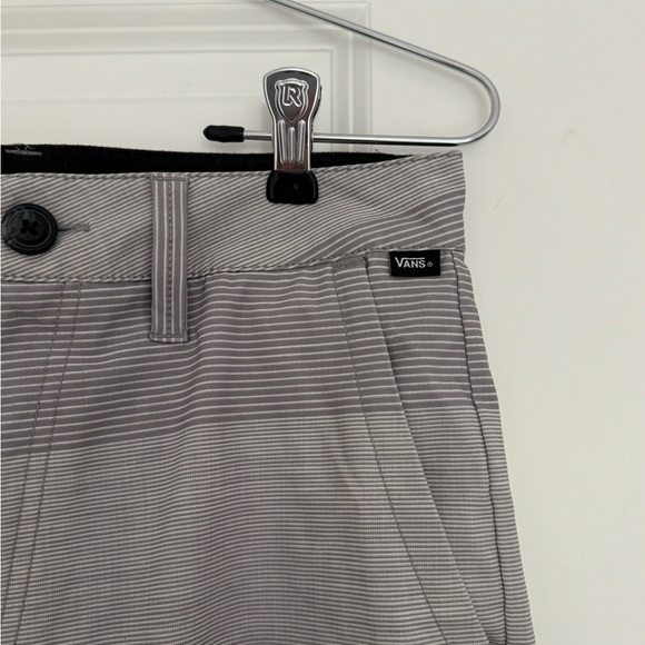 VANS men’s grey stripe board shorts swim trunks size XS 29 - Picture 2 of 4